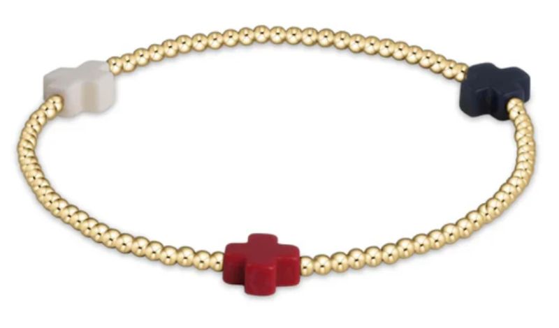 Signature Cross Gold Pattern 2mm Firecracker
