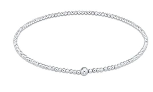 Classic Sterling 2mm Bead Bangle