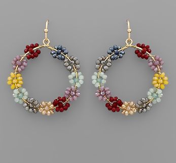 Fall Floral Hoop