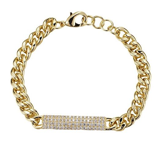CZ Plate Bracelet