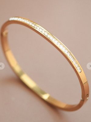 CZ Bangle Tarnish Free