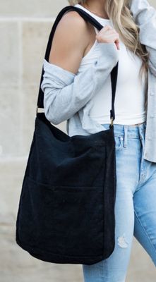 Corduroy Messenger Bag