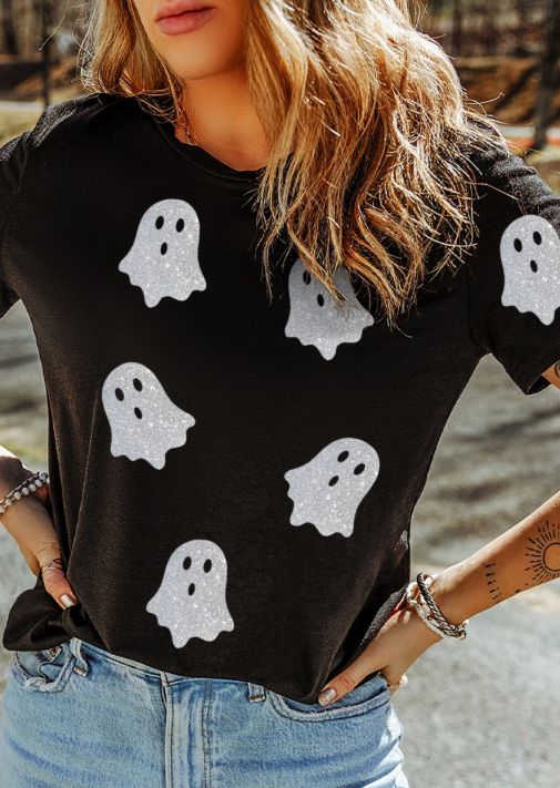 Glitter Ghost Tee