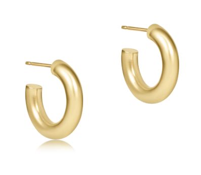 Round Gold .5 Hoop