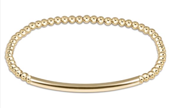 Classic Gold 3mm Bliss Bar Smooth