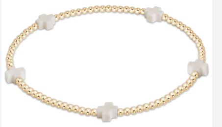 Signature Gold Cross Small Pattern 2mm