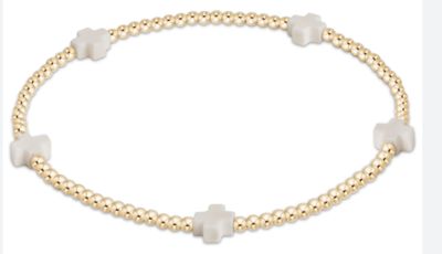 Signature Gold Cross Small Pattern 2mm