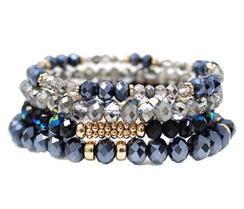 Navy Bracelet Set