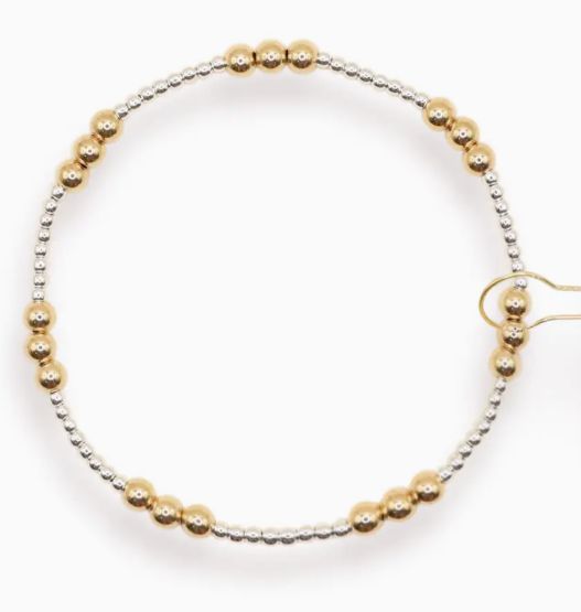 ILY Bracelet Silver w/Gold