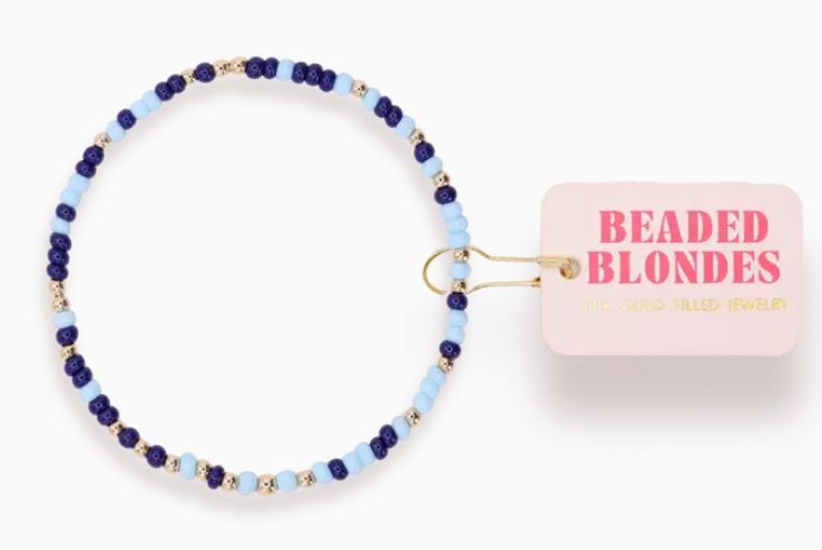 Powder Blue/Navy Sprinkle