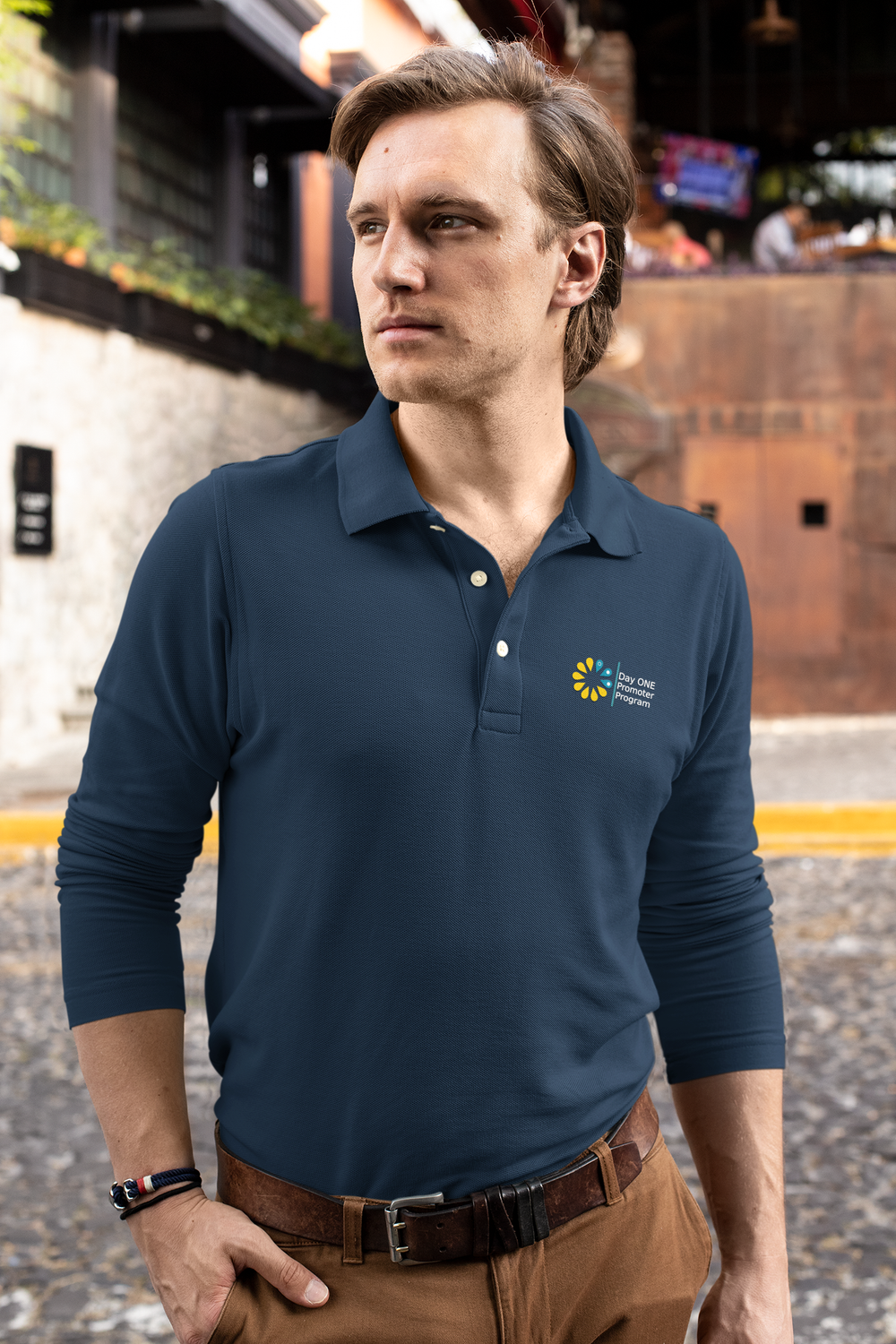 Classic 100% Cotton Long Sleeve Golfer