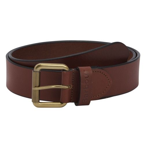 Barbour Allanton leather belt, Color: Natural Tan, Size: M