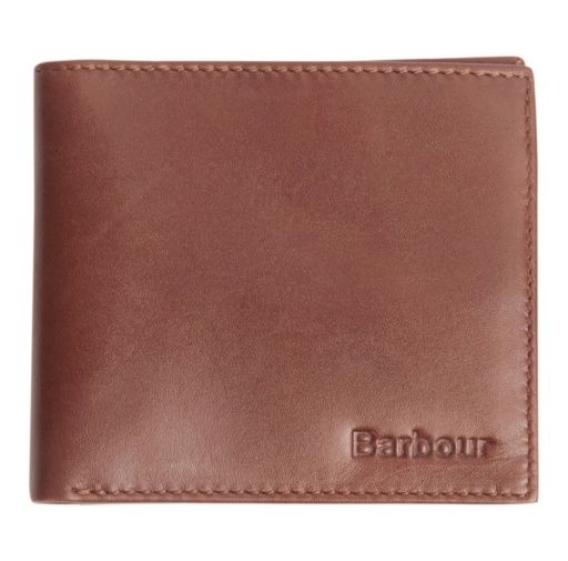 Barbour Colwell Leather Billfold Wallet, Color: Brown/Classic