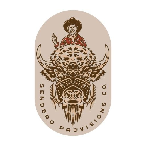 Buffalo  Sticker, Color: Beige