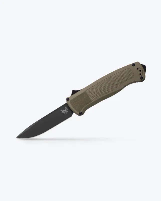 Benchmade 5371BK-01 Shootout Ranger Green Grivory Drop-Point