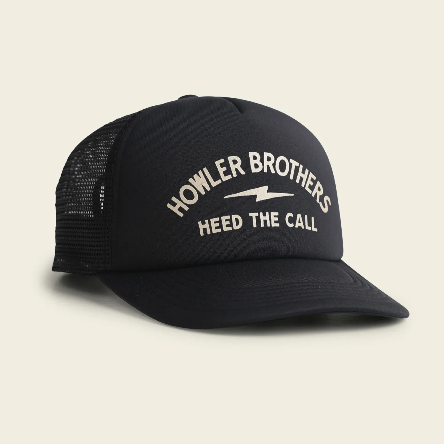 Howler Foam Dome Lightning Badge: Black