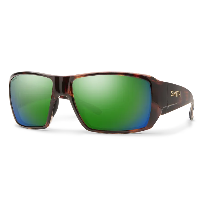 Smith Guide&#39;s Choice S Tortoise|ChromaPop Glass Polarized Green Mirror