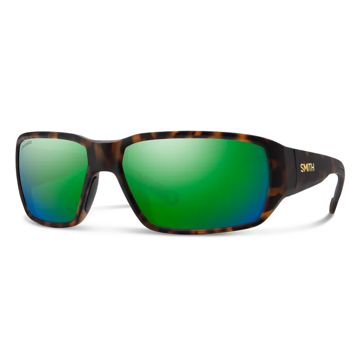 Smith Hookset Matte Tortoise|ChromaPop Glass Polarized Green Mirror