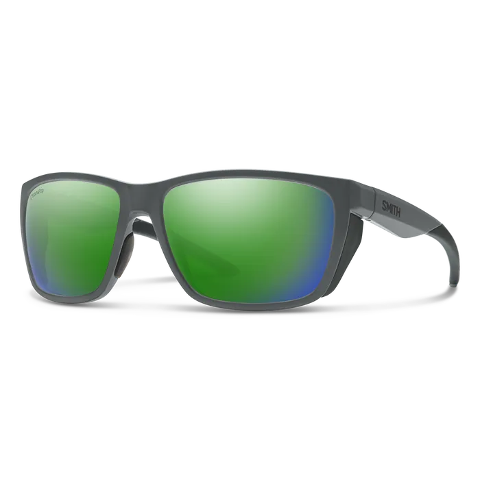 Smith Longfin Matte Cement|ChromaPop Polarized Green Mirror