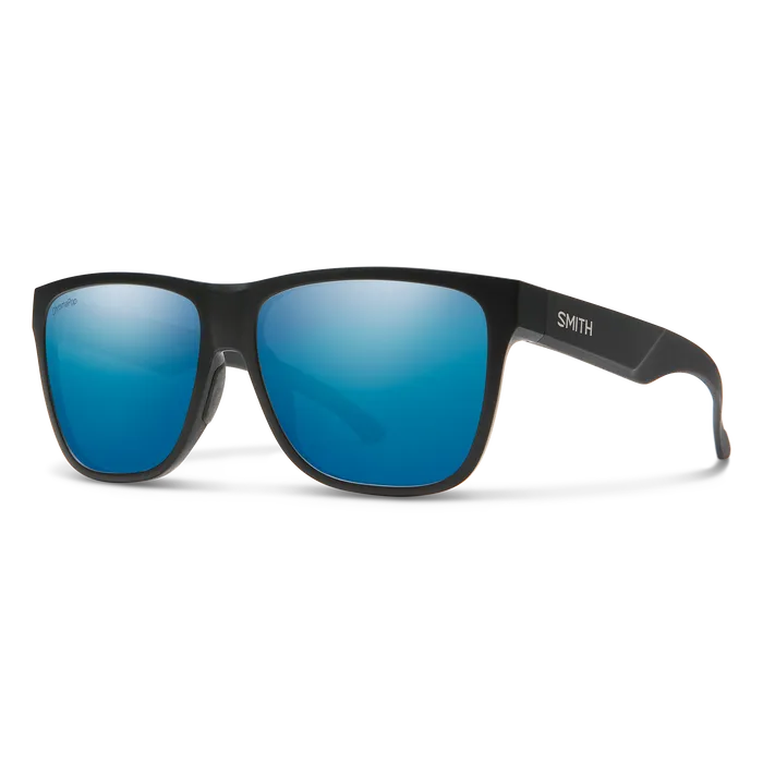 Smith Lowdown XL 2 Matte Black|ChromaPop Polarized Blue Mirror