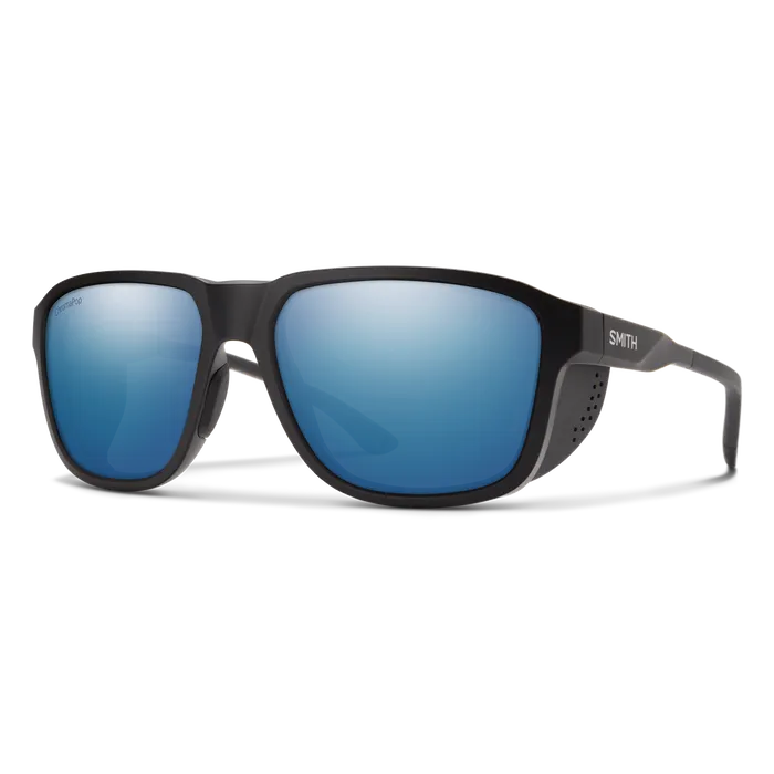 Smith Embark Matte Black|ChromaPop Polarized Blue Mirror