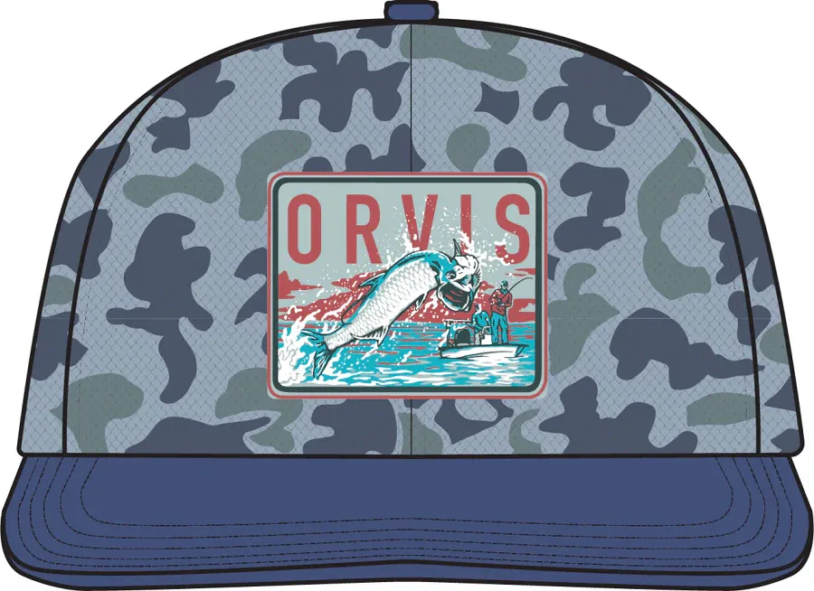 Orvis Full Mesh Trucker Blue Camo
