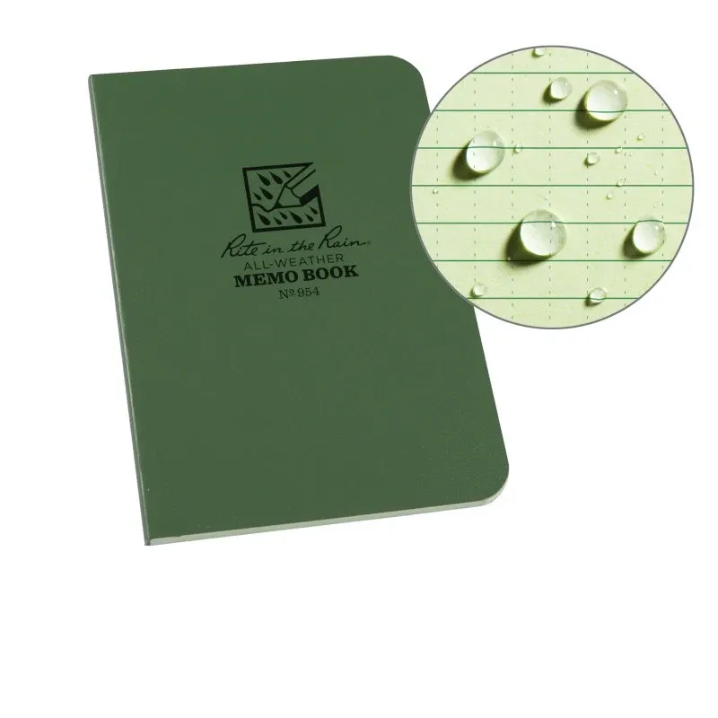 Rite In the Rain Memo Book Green