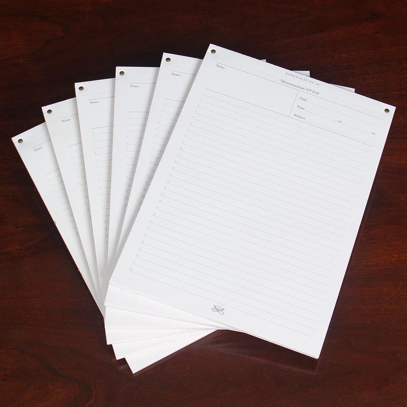 Colonel Littleton No. 18 &amp; 36 Portfolio Refills - Set of 6