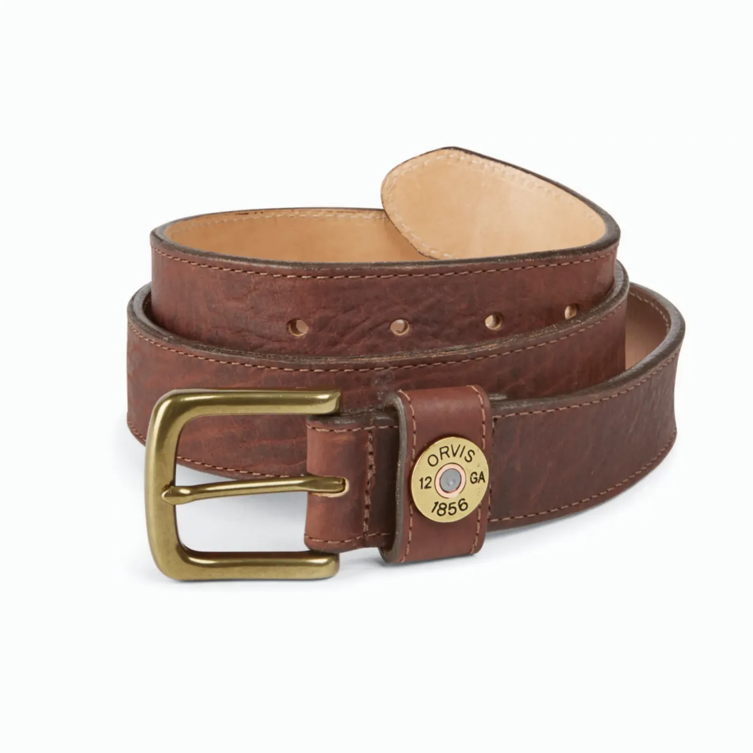 Orvis Bison Leather Shotshell Belt