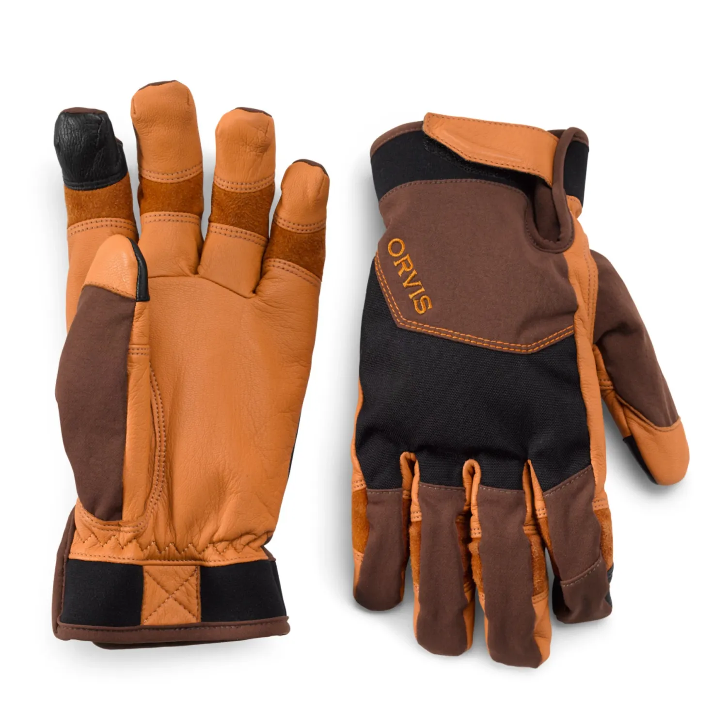 Orvis Cold Weather Hunting Glove - Black/Brown