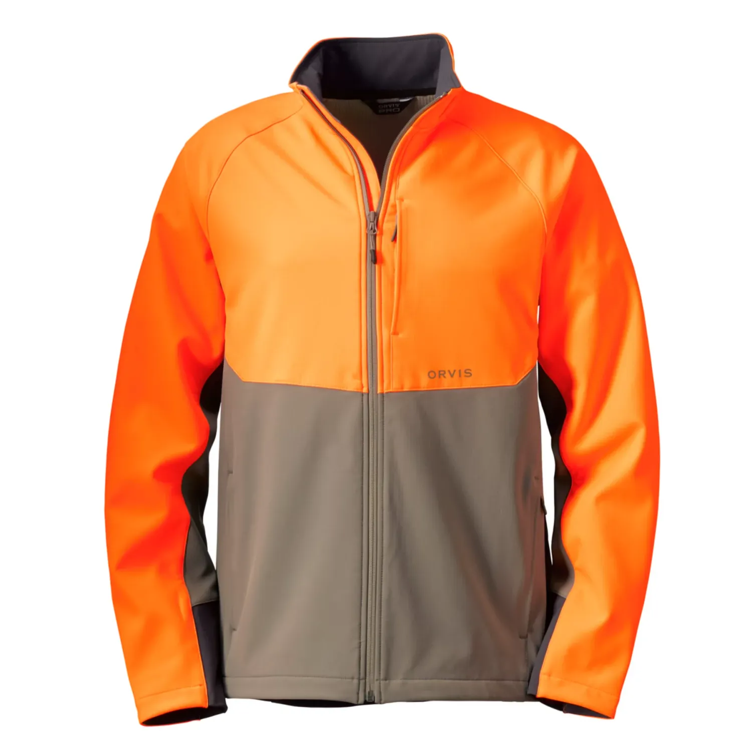 Orvis Pro Upland Softshell Jacket, Color: Blaze/Cedar, Size: M