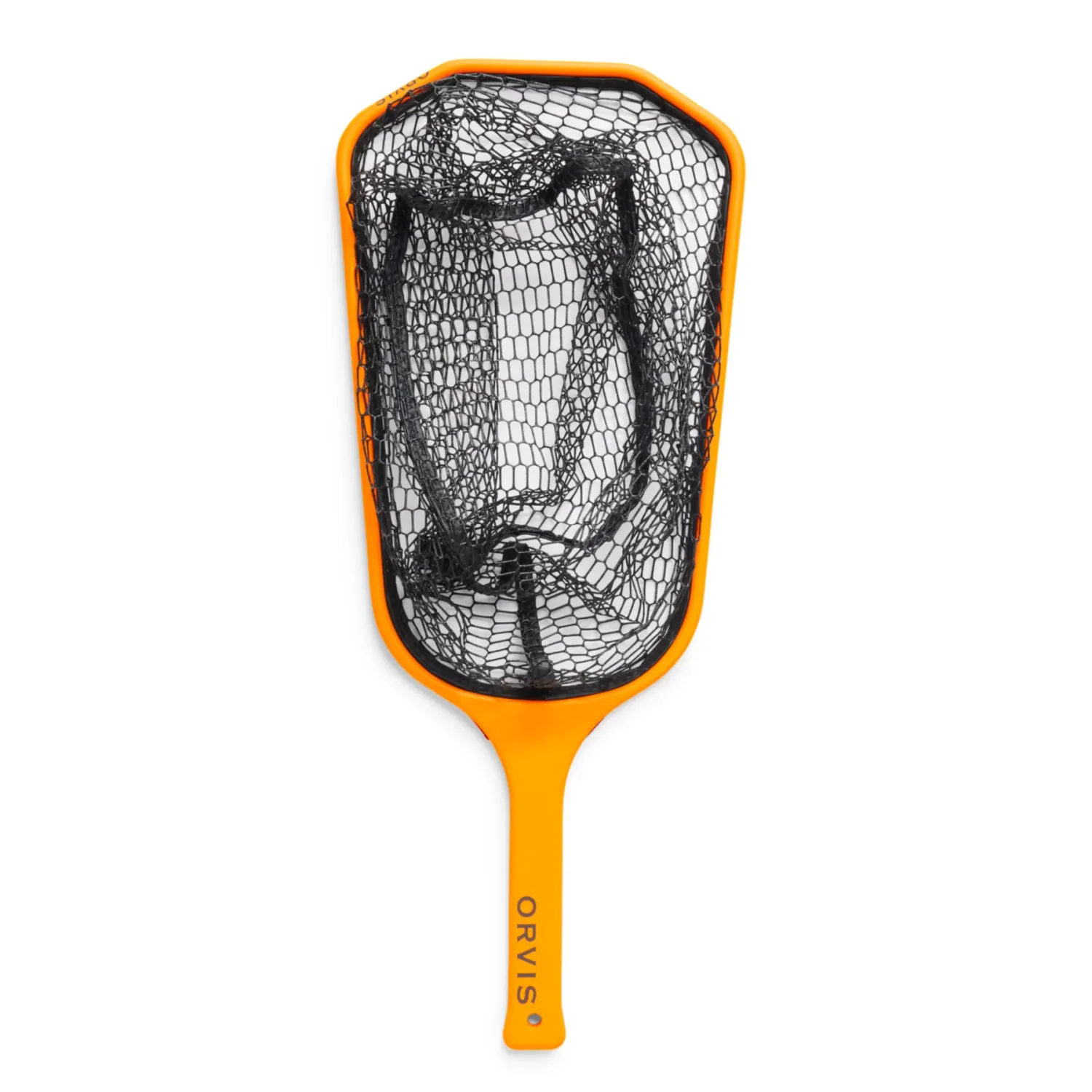 Orvis Wide Mouth Hand Net, Color: Find My Net Orange