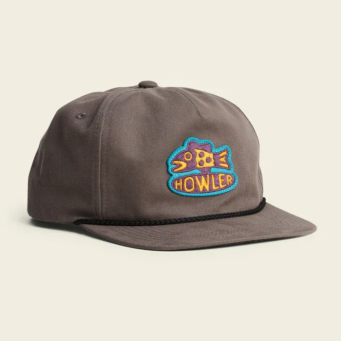 Unstructured Snapback Hat: Something Fishy: Graphite