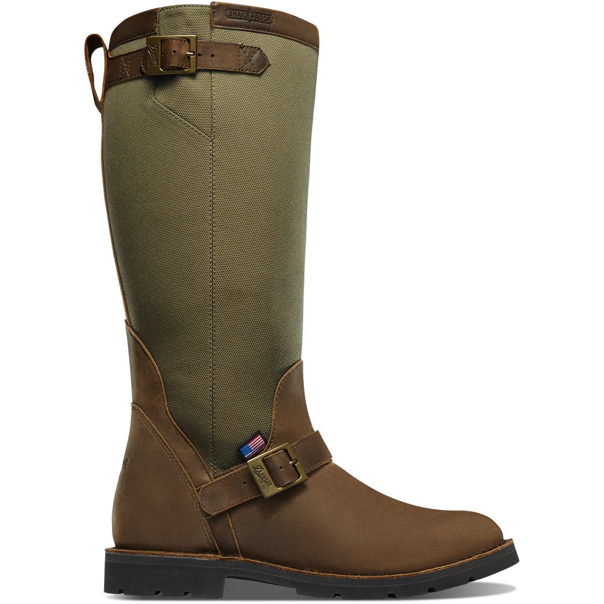 Danner San Angelo Snake Boot 17&quot; Brown