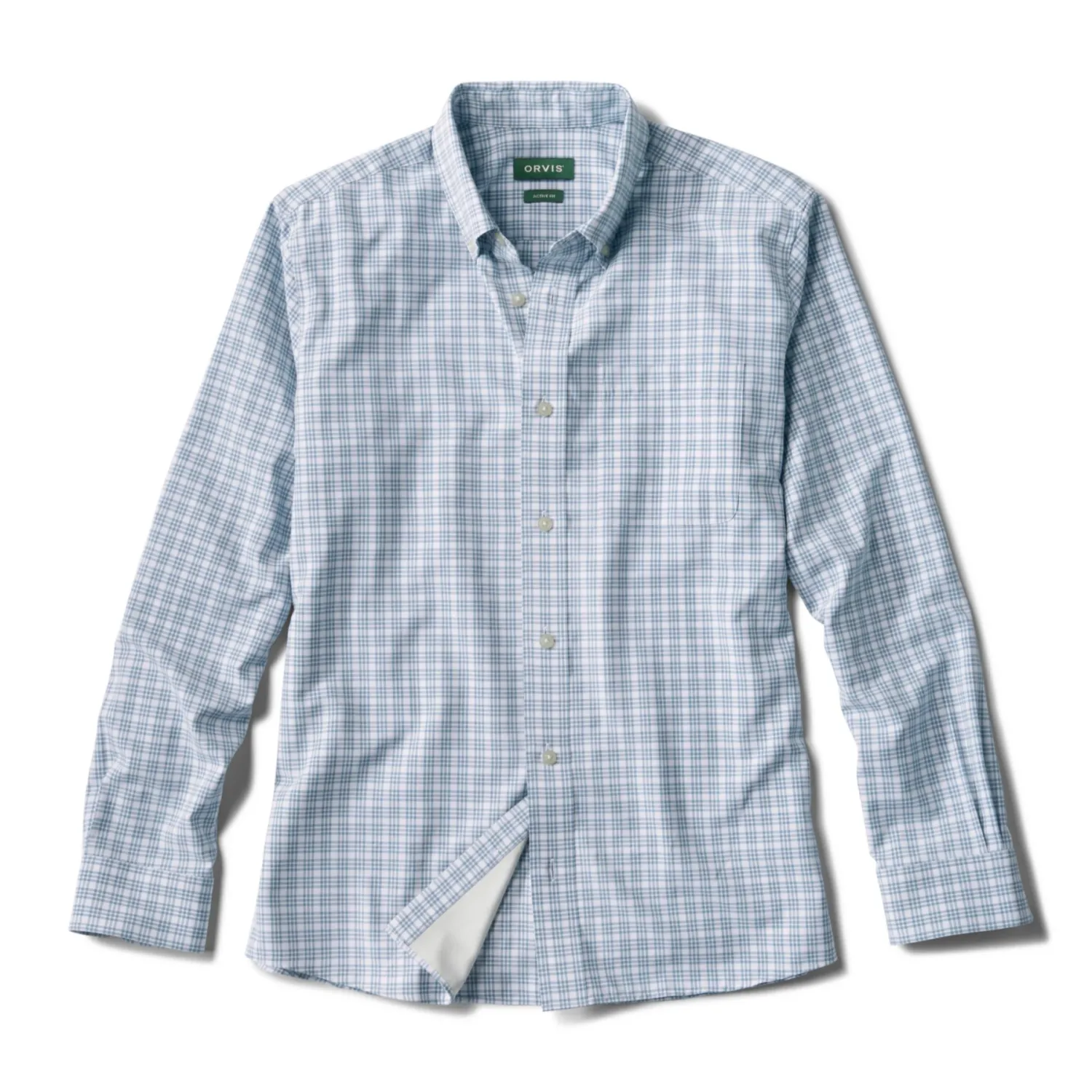 Orvis Ultralight Long Sleeve Shirt, Color: Blue Lagoon, Size: M