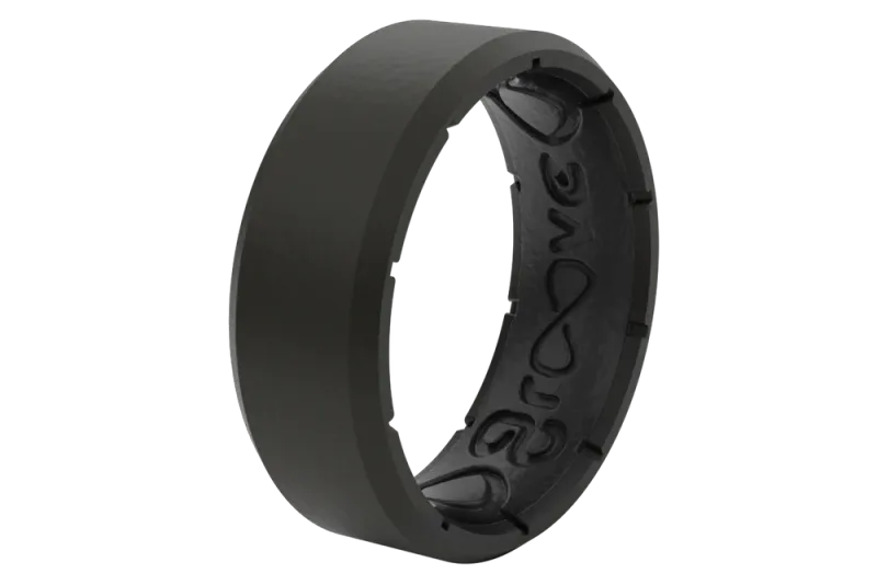Groove Edge Ring - Black/Black