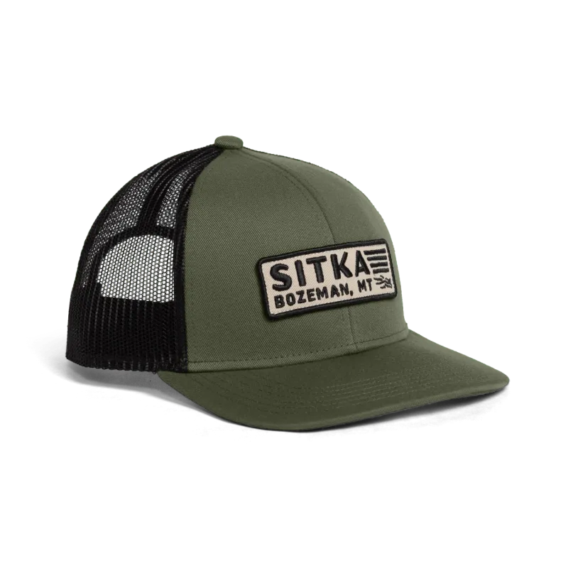Sitka Patriot Mid Pro Trucker Olive Green