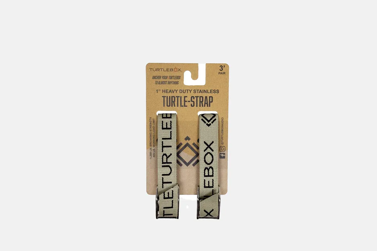 Turtlebox Tie Down Straps, Color: Tan