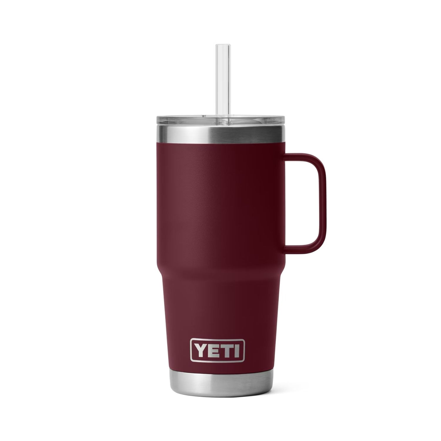 Rambler 25 oz Straw Mug, Color: Wild Vine Red