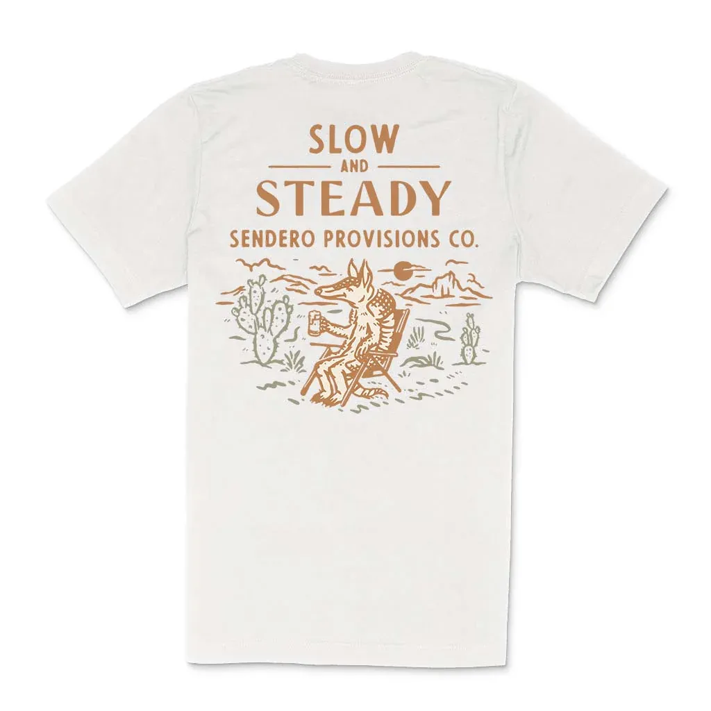 Slow &amp; Steady T-Shirt - Vintage White, Size: L