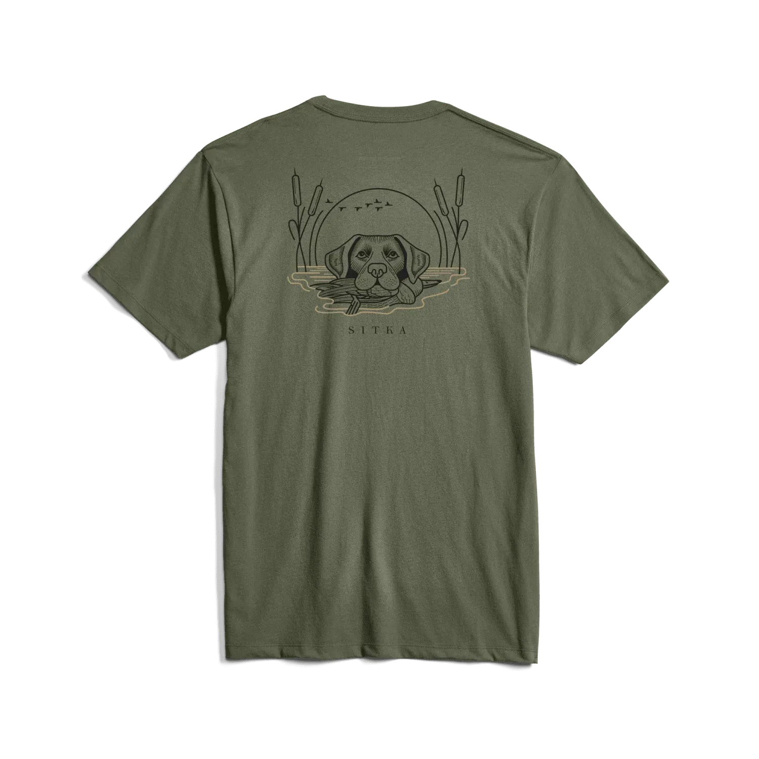 Retrieve Tee Olive Green, Size: S