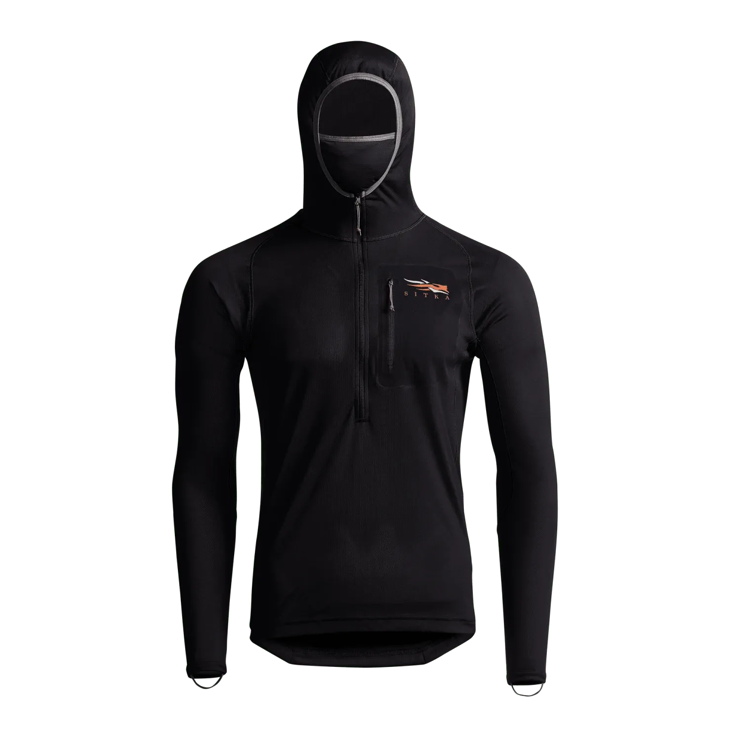 Sitka Core Lightweight Hoody, Color: Sitka Black, Size: M