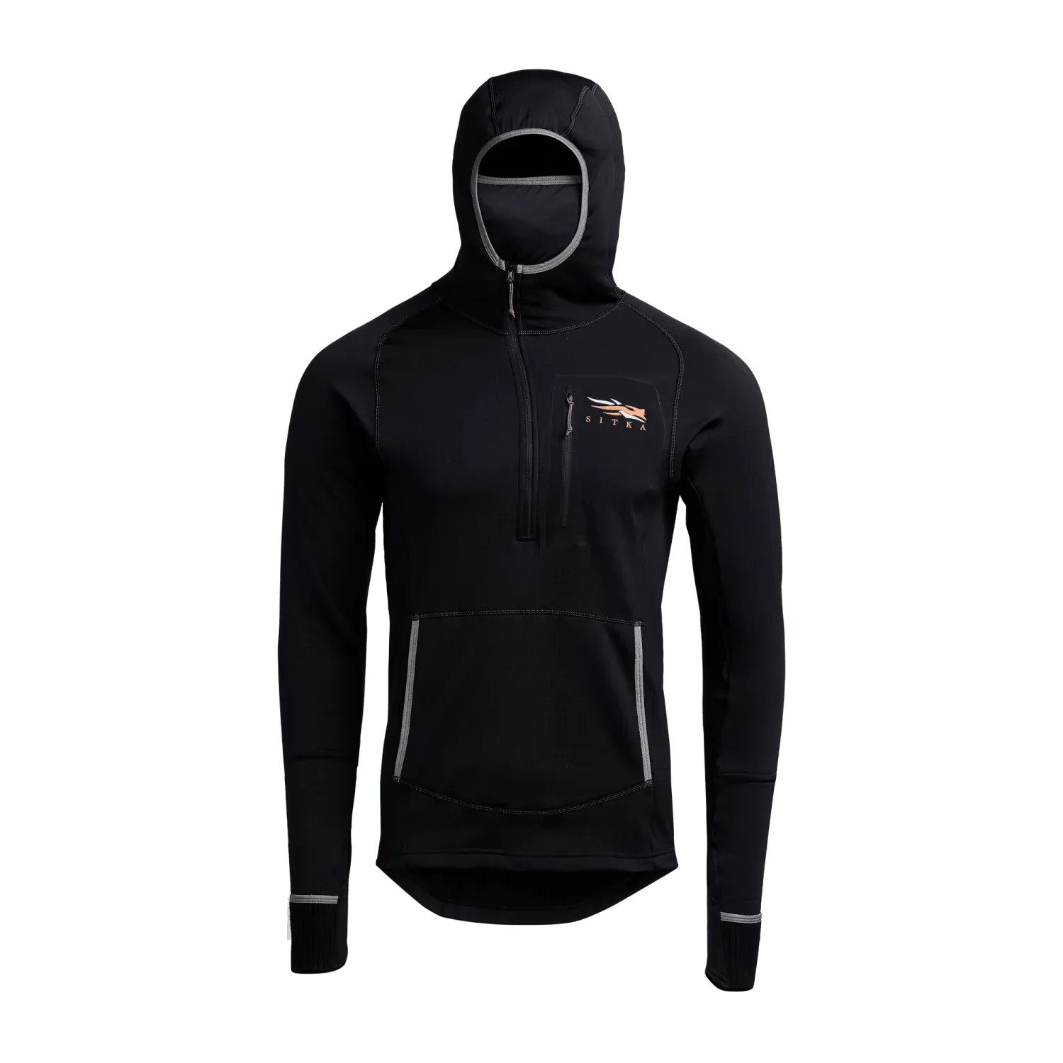 Sitka Fanatic Hoody, Color: Sitka Black, Size: M