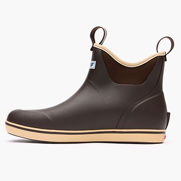 XtraTuf Men&#39;s 6&quot; Ankle Deck Boot Chocolate/Tan