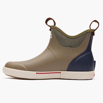 XtraTuf Men&#39;s 6&quot; Ankle Deck Boot Vintage Olive