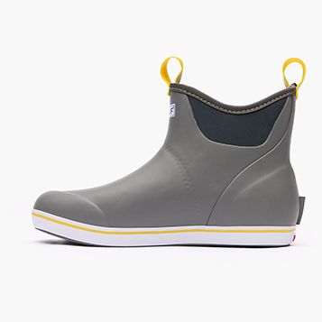 XtraTuf Men&#39;s 6&quot; Ankle Decl Boot Gray/Yellow