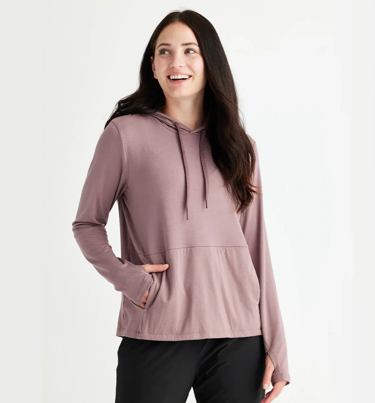 Free Fly Women&#39;s Bamboo Flex Hoodie, Color: Canyon, Size: XS
