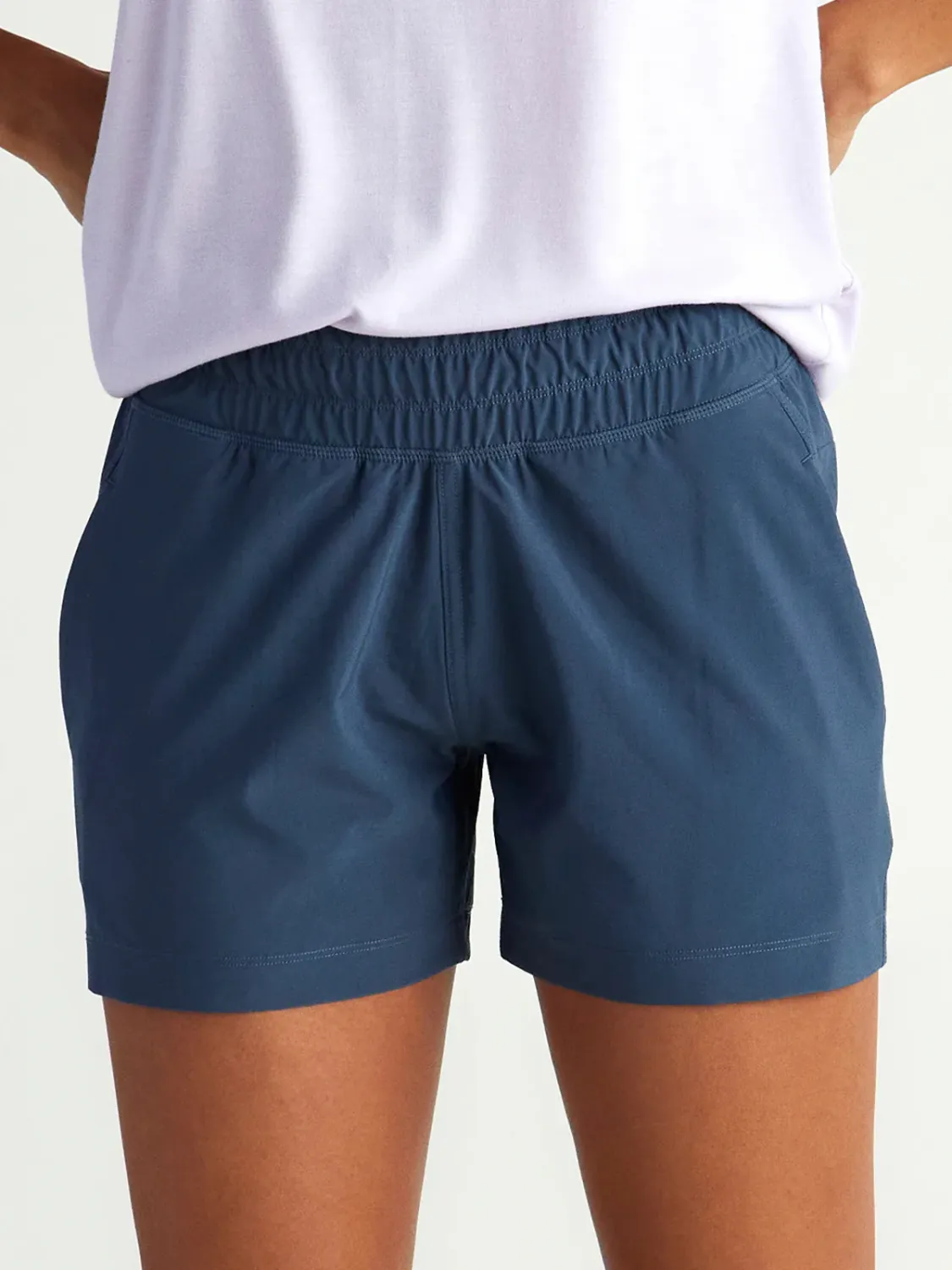 Free Fly Women&#39;s Pull-On Breeze Short, Color: Blue Dusk II, Size: XS
