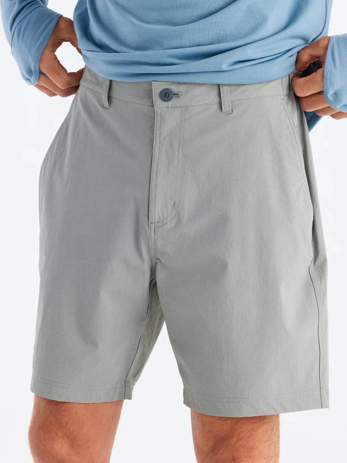 Free Fly Men&#39;s Latitude Short, Color: Cement, Size: M