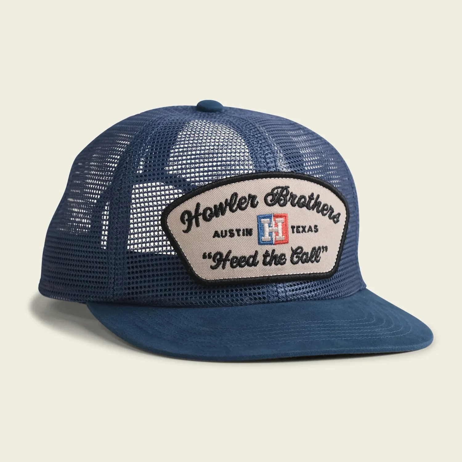 Howler Unstructured Snap Back Hat Feedstore, Color: Capital Blue